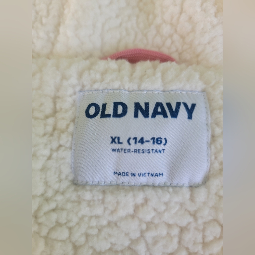 Old Navy Pink Puffer Jacket for Kids - Picture 5 of 7